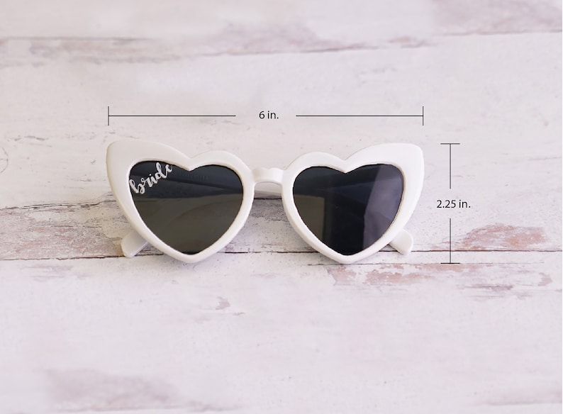 Bachelorette Party Favors Heart Sunglasses Babe & Bride Bridal Shower Favors Bridesmaid Gifts Maid of Honor Gifts Wedding Gifts image 4