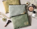 Custom Name Toiletry Bag, Personalized Bridesmaid Gifts, Maid of Honor Proposal, Monogrammed Makeup Pouch, Gift for Mom [MUB-0105]