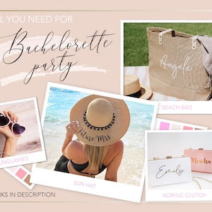 Personalized Sun Hat Gifts for Mom Beach Hat for Girlfriend Custom Bride Gifts Honeymoon Gifts Custom Gifts for Her Grandma Gift image 2