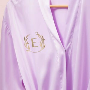 Silk Lace Robe, Bridesmaid Robes, Bridal Robe, Bridal Party Robes, Bridesmaid Gifts, Wedding Party Getting Ready Robes [SCL] imagen 11