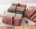 Personalized Velvet Jewelry Roll, Monogram Travel Jewelry Organizer, Bridesmaid Proposal Gift, Wedding Favors product logo
