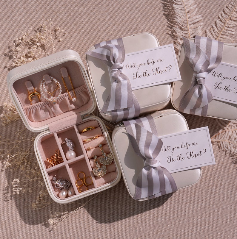 Personalized Jewelry Box Bridesmaid Proposal Custom Etsy