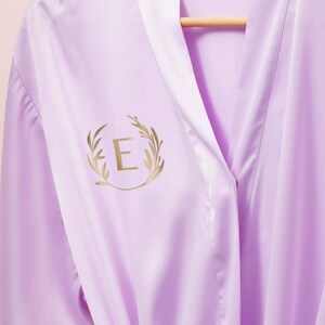 Bridal Party Robes, Personalized Bridesmaid Gift, Monogrammed Satin, Getting Ready Robe, Bride Robe, Bridal Shower, Bachelorette [SCL] image 13