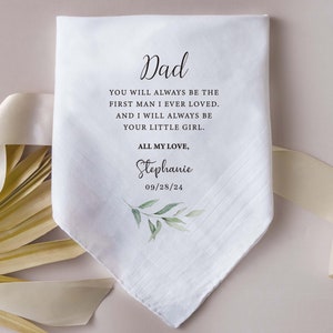 Custom Wedding Handkerchief Mother of the Groom Personalized Lace Handkerchief Wedding Day Gift Father of Bride, Groom zdjęcie 10