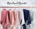 Custom Bridesmaid Silky Lace Robe, Bride Getting Ready Robe: Bridal Shower, Bachelorette Party, Wedding Day, Plus-size Available [SL]