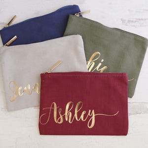 Benutzerdefinierte Schminktasche, personalisiertes Geschenk zum Jahrestag für Freundin, Geburtstagsgeschenk für die beste Freundin, Mitarbeiterin, Muttertagsgeschenk für die Mutter