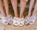 Bride Bridesmaid Slippers | Bachelorette Party | Bridal Shower Gift | Bridesmaid Gift | Holiday Gifts for Best Friend | Maid of Honor Gifts
