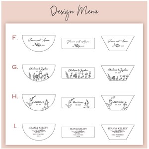 Bridal Shower Gift, Personalized Coasters, Housewarming Gifts, Custom Coaster Set, Marble and Wood image 5