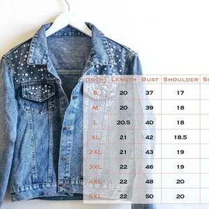 Pearl Jean Jacket with Personalized Letters: Mrs Denim Jacket for Bride, Wedding Photo, Bridal Party, Honeymoon Couple Outfit image 2