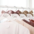 Personalized Bride Hangers for Wedding Dress, Custom Name Engraved Wooden Hanger Flower Girl, Bridesmaid, Maid of Honor Gifts