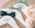 Personalized Bride Hangers for Wedding Dress, Custom Name Engraved Wooden Hanger Flower Girl, Bridesmaid, Maid of Honor Gifts