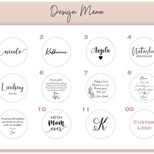 Engraved Compact Mirror, Pocket Mirrors, Gift for Her: Bridesmaids, Girlfriend, Wife, Mom, Best Friends, Daughter immagine 2