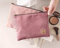 Bridesmaid Gifts, Makeup Bag for Her, Maid of Honor Proposal, Bridal Party Gift, Custom Cosmetic Bags, Birthday Gift for Her [MUB-0105]