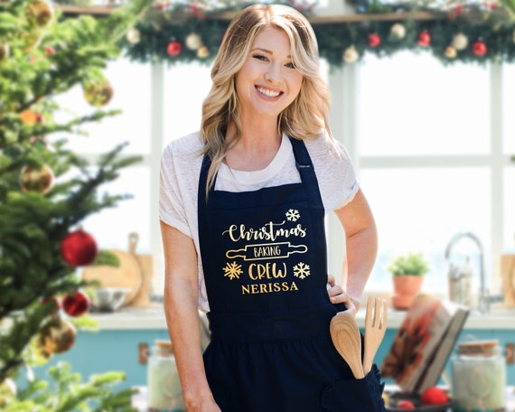Personalized Apron Mothers Day Gift Aprons With Ruffle for Women