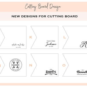 Custom Serving Tray, Wood Cutting Board, Marble Coaster Set: Wedding, Housewarming, Christmas image 6