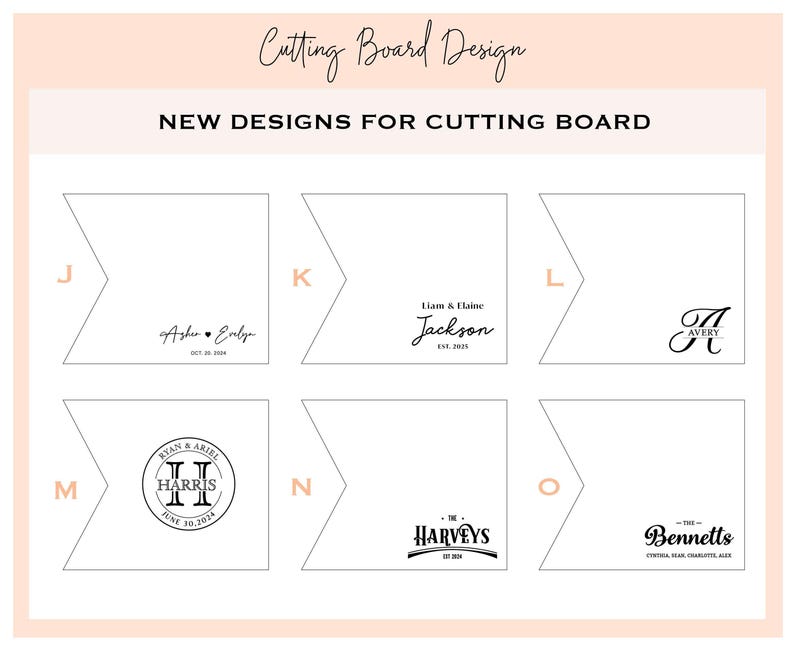 Custom Serving Tray, Wood Cutting Board, Marble Coaster Set: Wedding, Housewarming, Christmas image 6