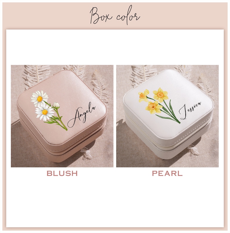 a box that has two pictures of flowers on it