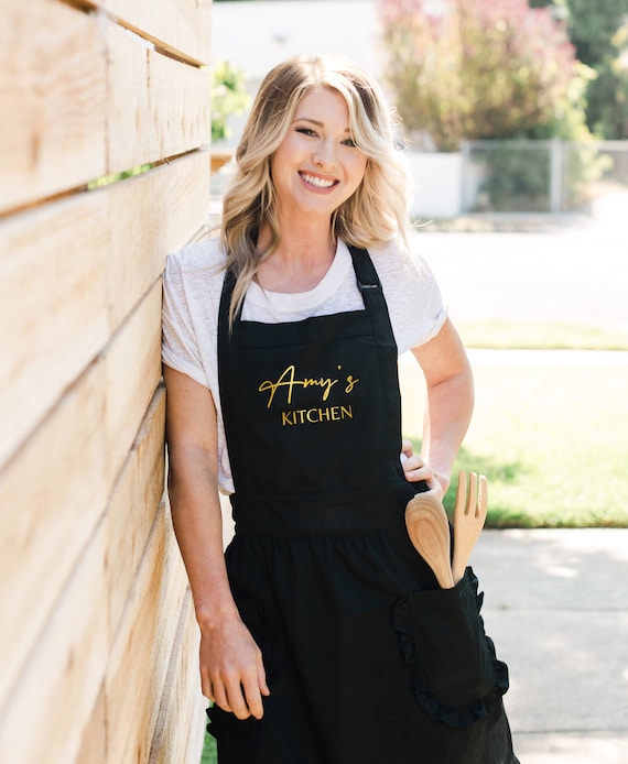 Personalized Apron for Women Mothers Day Gift Baking Gifts Housewarming  Hostess Gifts Christmas Gifts for Chef Gifts for Mom 