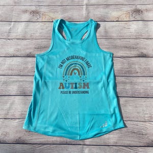 I’m Not Misbehaving I have Autism Please Be Understanding Tank Top, Autism Shirt, Austism Awareness, Autistic Tools, Neurodivergent Kid