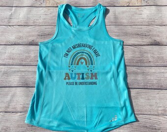 Autism Awareness-tanktop: wees begripvol, neurodivergent kind