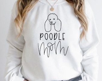 Pudel Mama Sweatshirt, Hunde Liebhaber Geschenk
