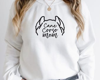 Aanpasbaar sweatshirt met hondenmoeder, rassilhouet