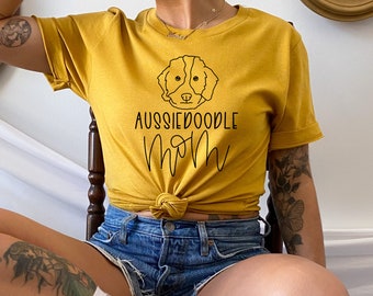 Aussiedoodle-moederT-shirt, cadeau hondenliefhebber