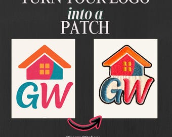 Geborduurde patch aangepast logo, borduurpatches, logopatch, opstrijkpatches