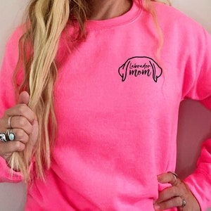 Labrador Mom Sweatshirt, Dog Ear Sweatshirt, Dog Mom Shirt for Women, Dog Mom Gift, Dog Mom Tee, Dog Mom Hoodie, Dog Mom Sweatshirt Women