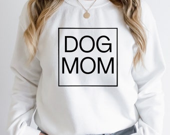 Dog Mom Gildan Sweatshirt, Pet Lover Gift