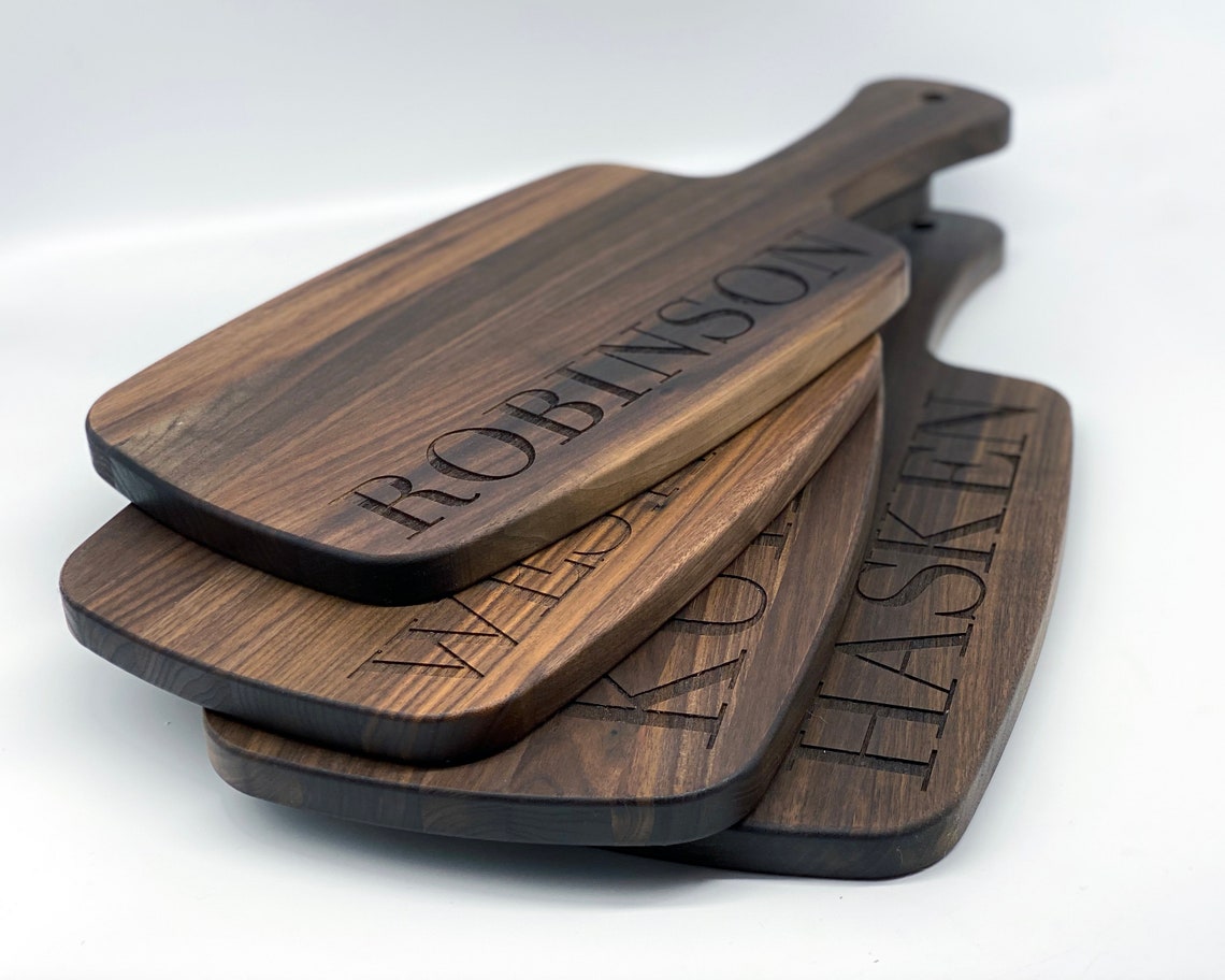 Tagliere personalizzato per salumi in legno di noce Etsy