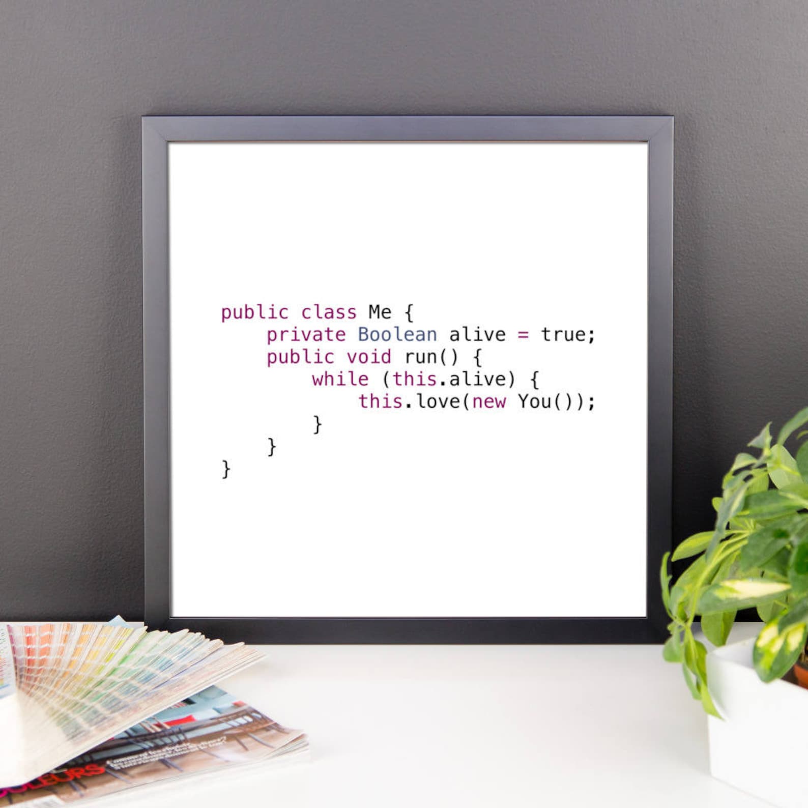 Java Programming Framed Poster | Etsy