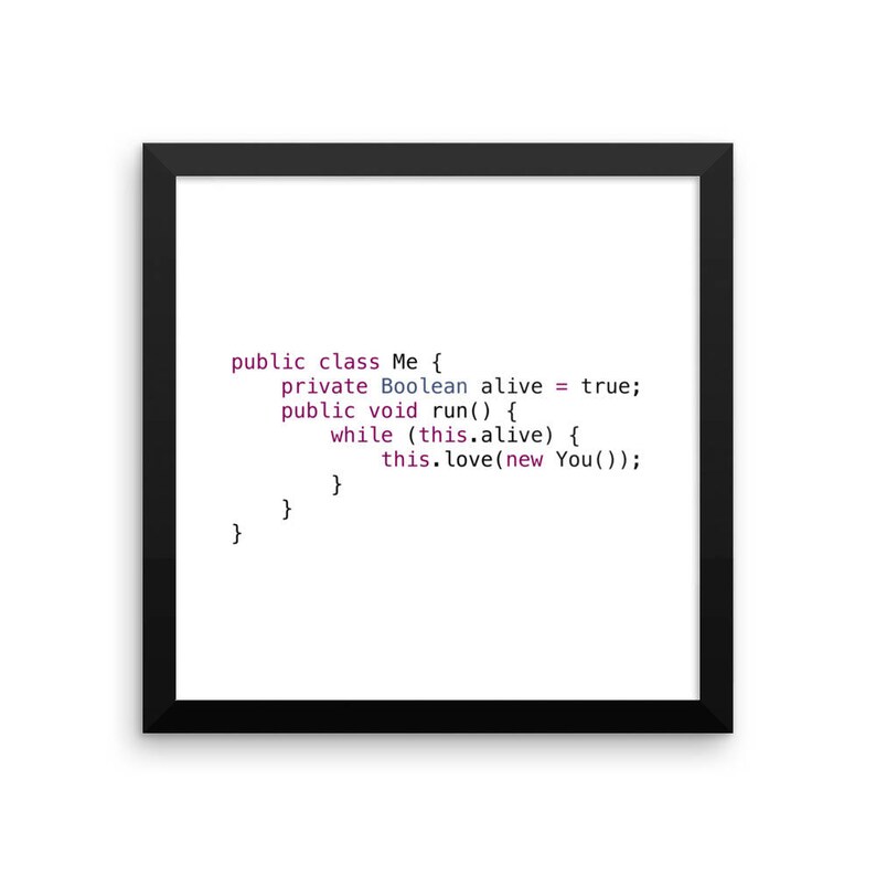 Java Programming Framed Poster | Etsy