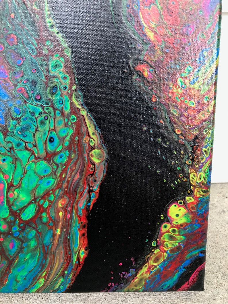 Acrylic Dirty Pour Painting Etsy