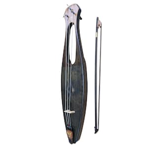 Viking violin Talharpa / Tagelharpa bowed lyre 3 String
