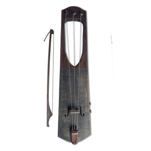 Tagelharpa Volume and Tone Electric /Acoustic Viking violin Talharpa  jouhikko bowed lyre