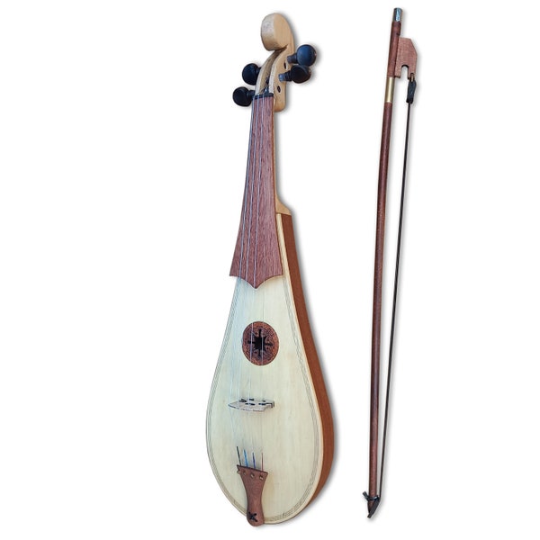 Medieval Rebec 4 strings fiddle handmade
