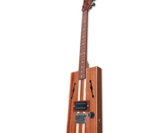 Cigar box guitar 4 strings electric hollow Body