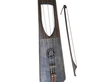 Tagelharpa タールハルパ Talharpa 北欧　民族楽器ヴァイキング 3 String Viking Violin Talharpa / Tagelharpa Bowed Lyre - Etsy