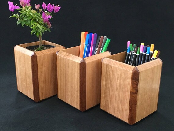 Australian Timber Handcrafted Desktop Pen Holder Australian Timber Handcrafted Desktop