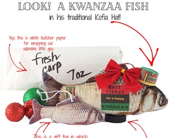 3D Kwanzaa Greeting Card,  Funny Holiday Greeting Card, Gift, Kwanzaa Keepsake or Kwanzaa Ornament for Friends and Family