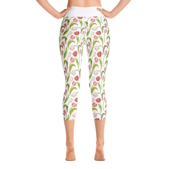 パンツ DRAW Flower Dots Capri Leggings パンツ DRAW Flower Dots Capri Leggings DRAW Flower Dots Capri