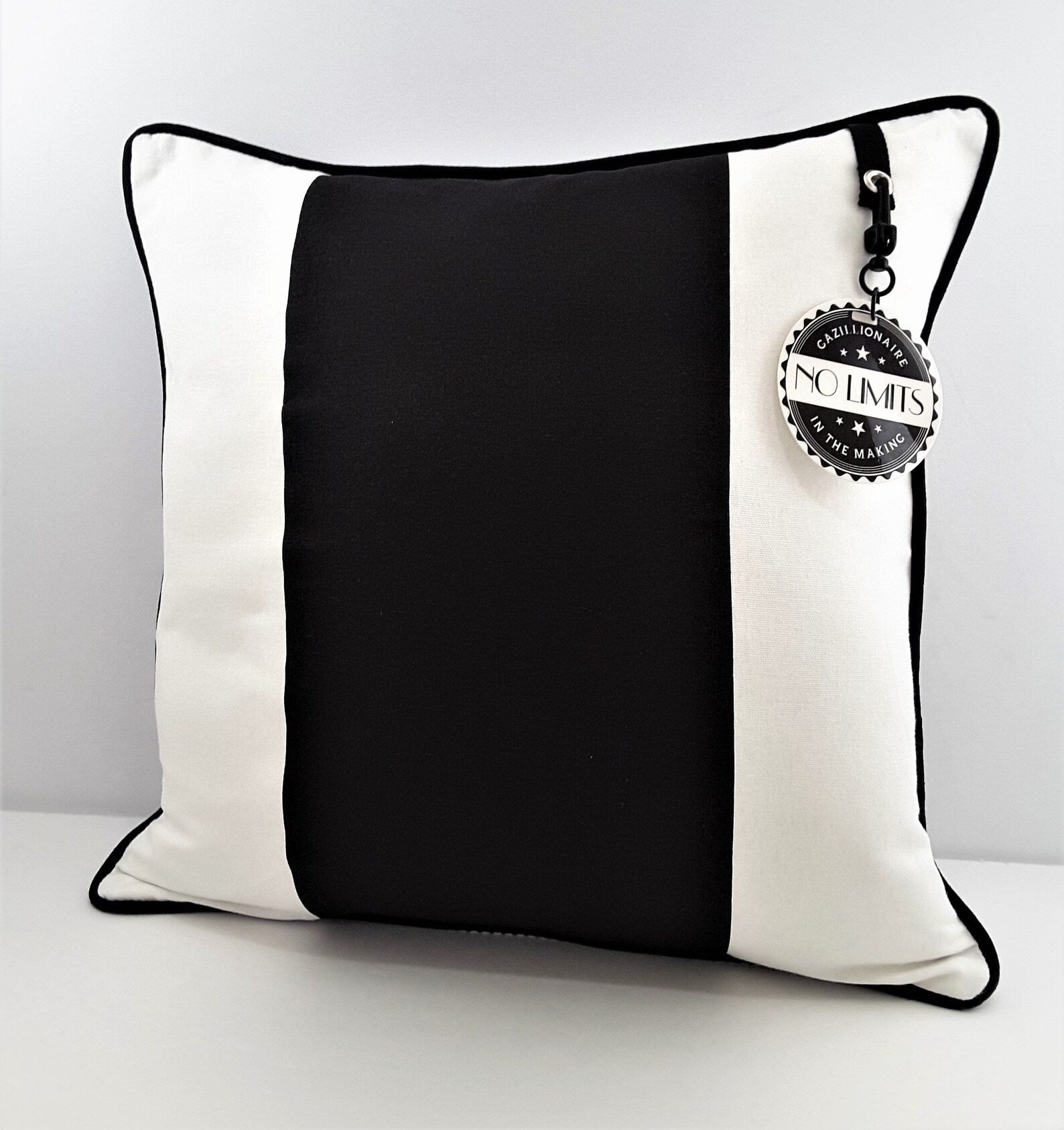 Stripe Pillow Cover Black and White Designer Pillow Accent Etsy