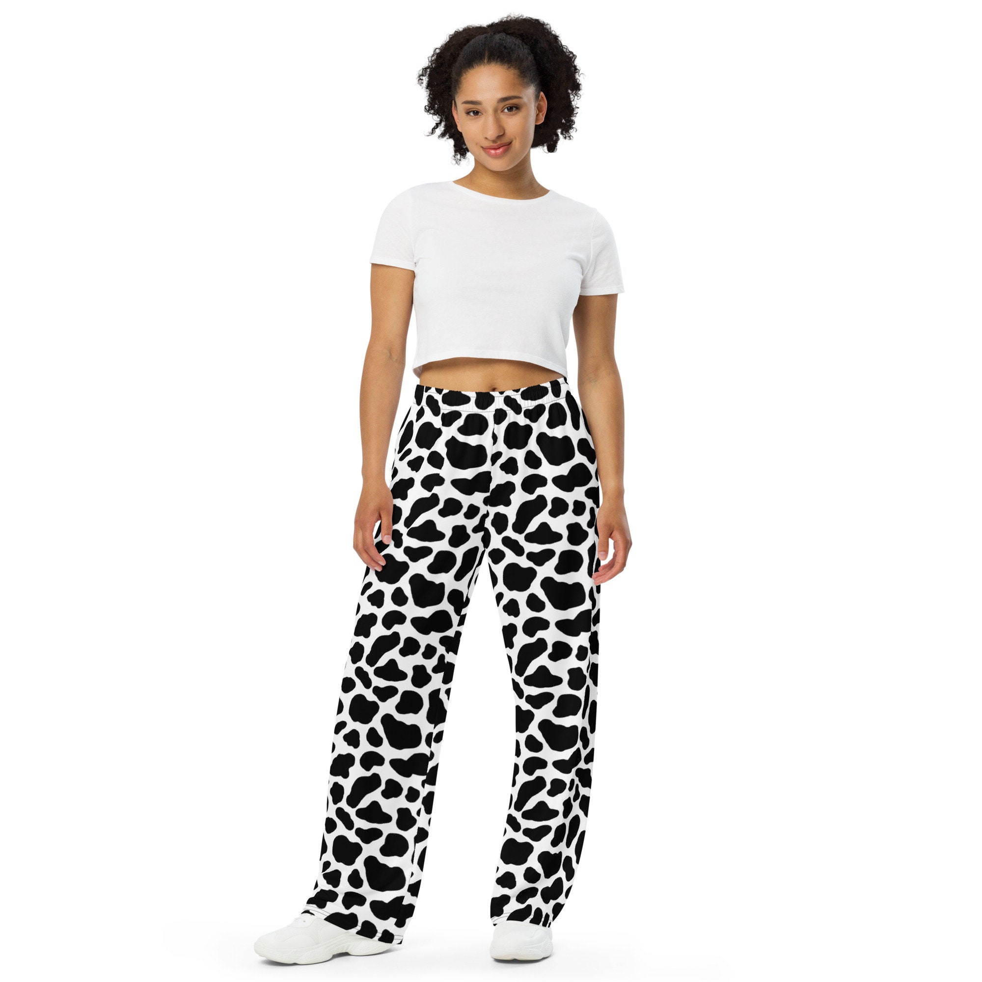 Cow Spotted Leggings for Women, Plus Size Workout Leggings