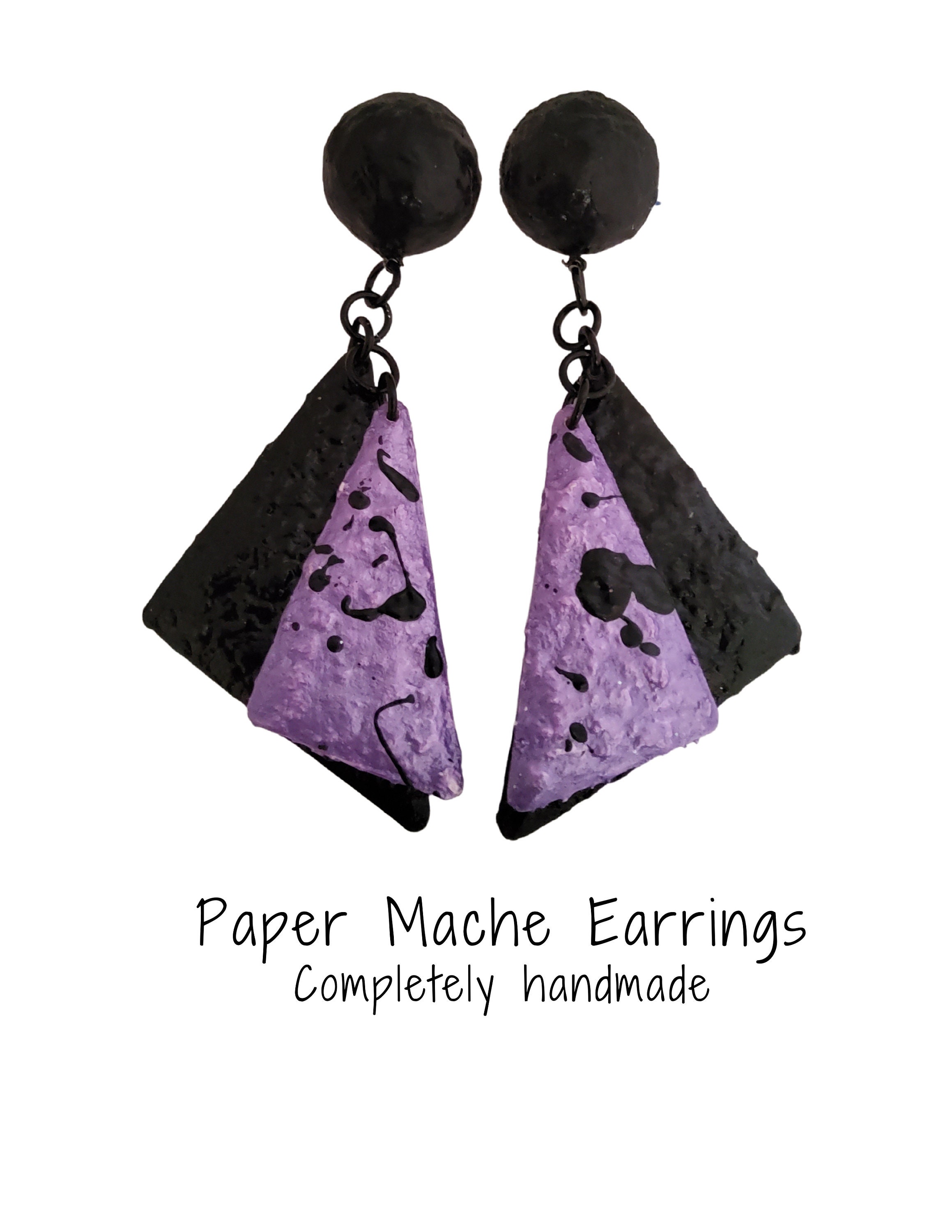 Paper Mache Earring Kit (1967), www.artskooldamage.blogspot…