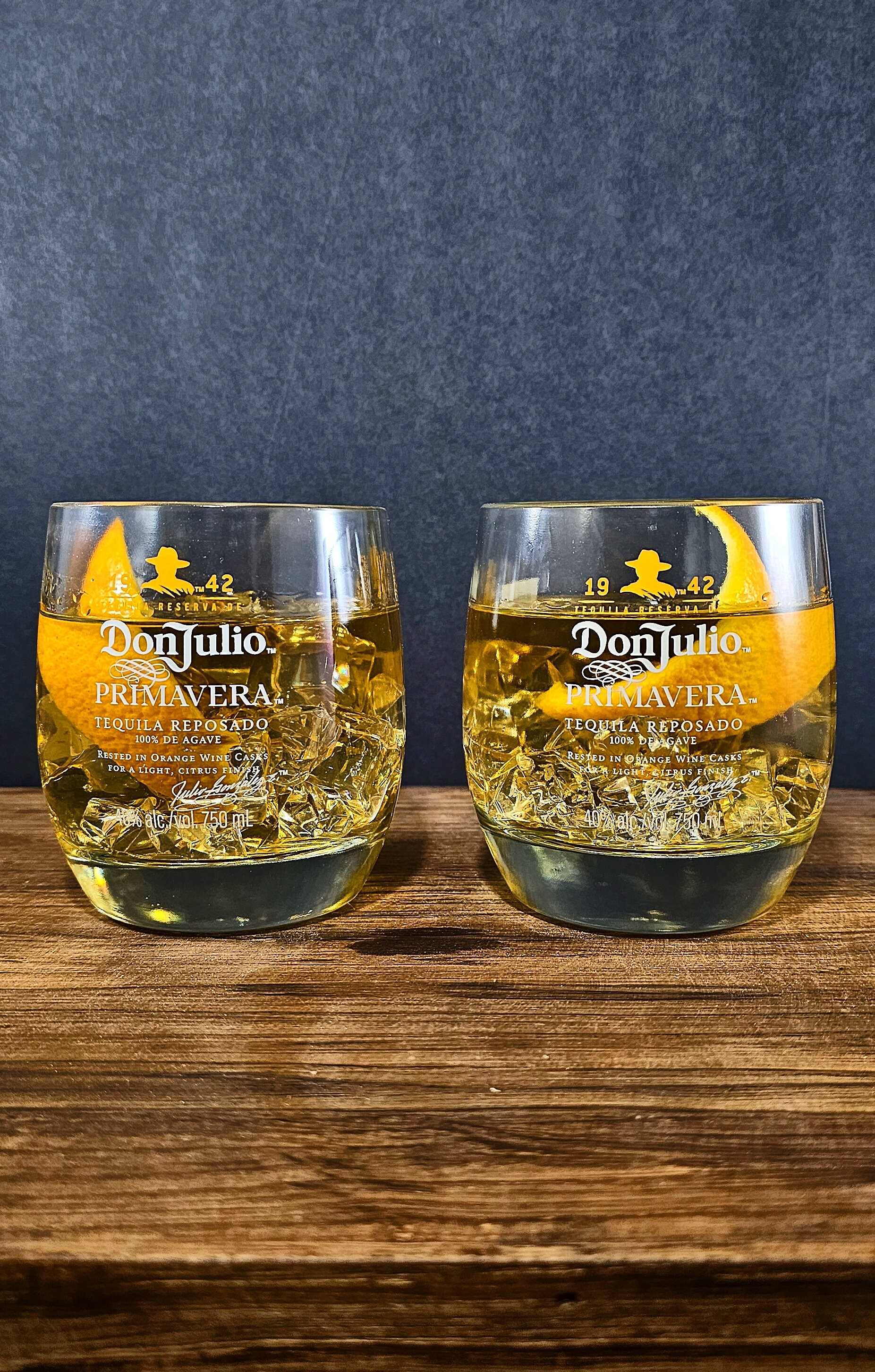 Set of Don Julio 1942 Whiskey glasses