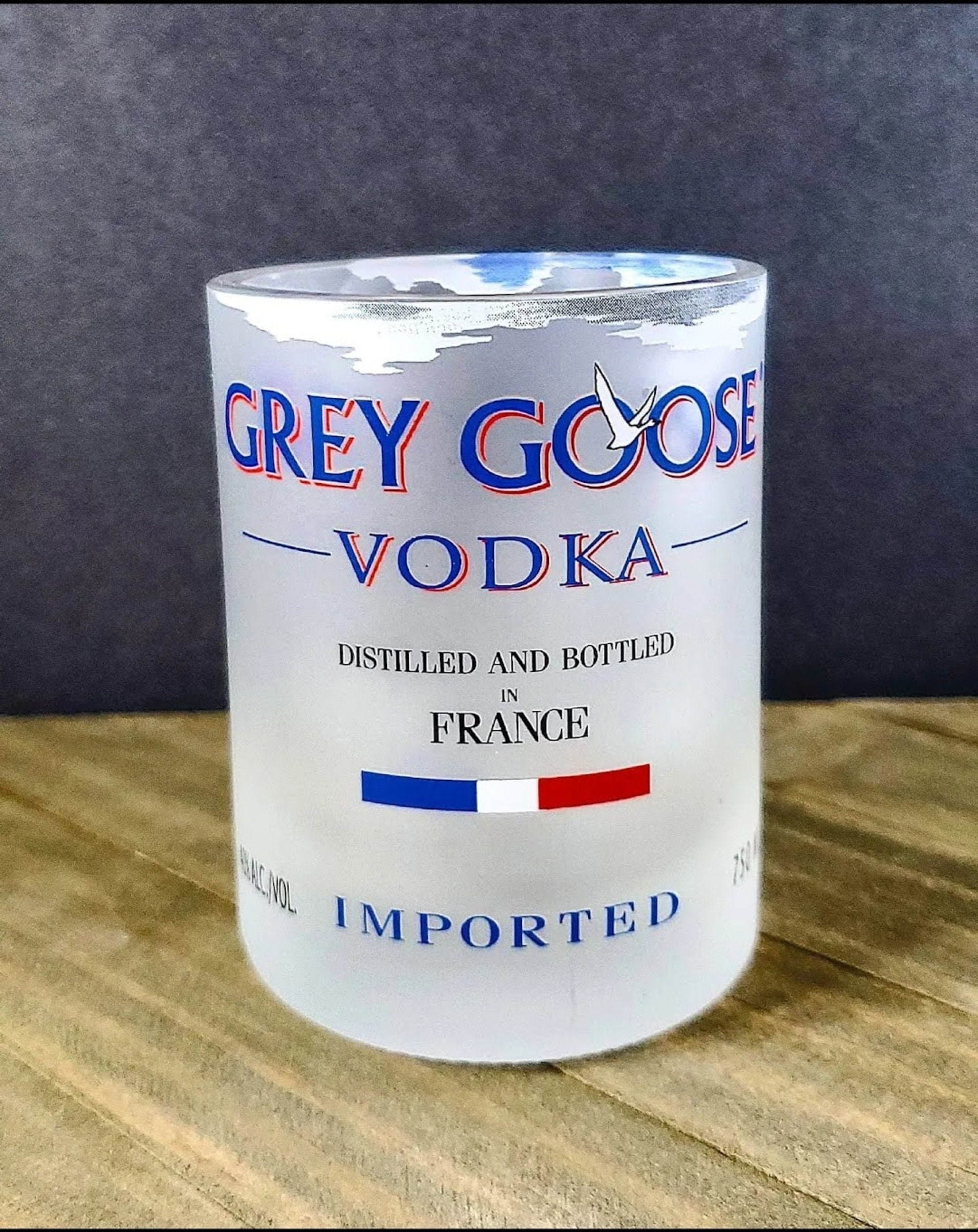 Set of 2 Grey Goose Rock Glasses (Fathers Day)