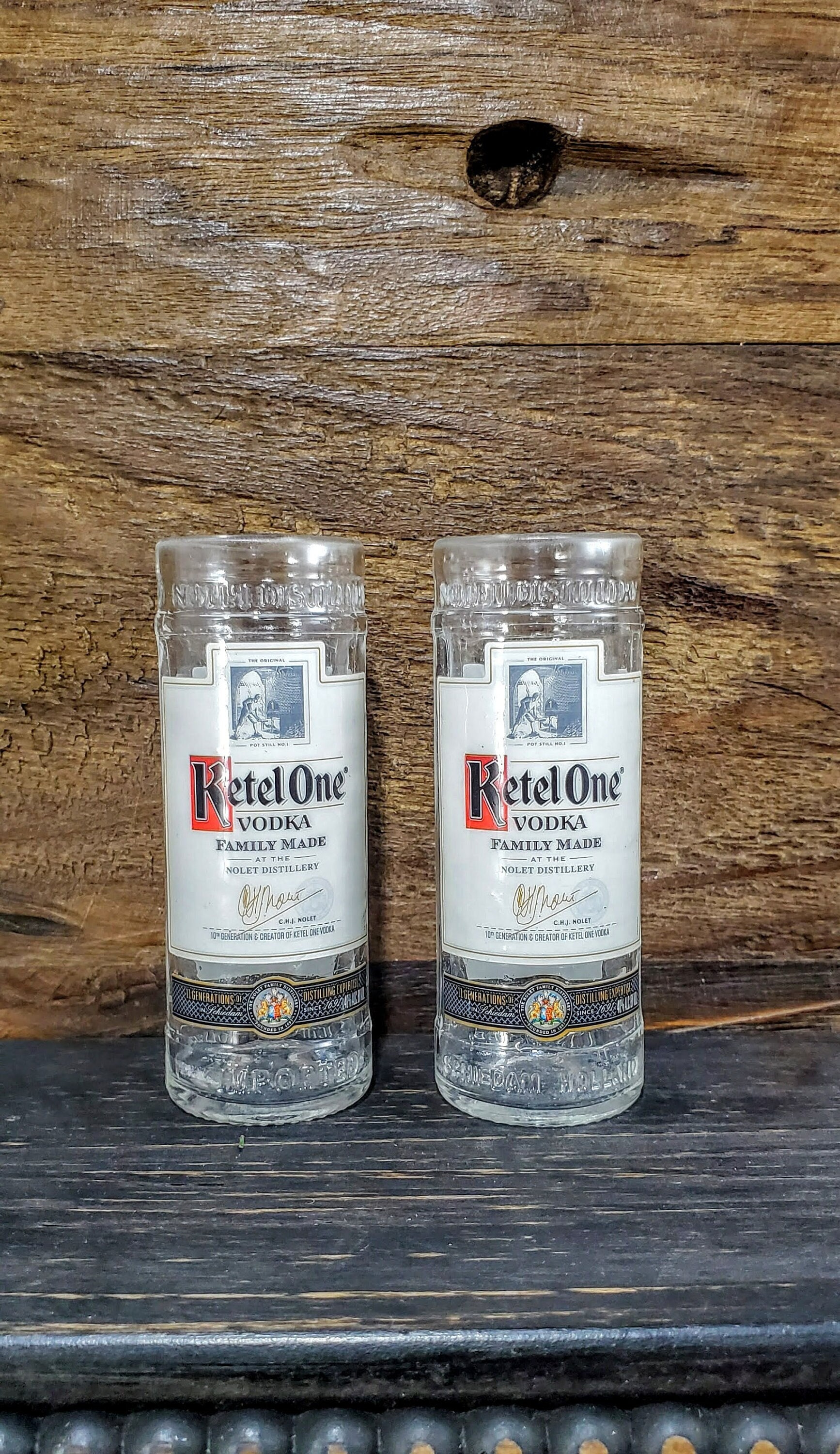Set of 2 Kettle One shot glasses