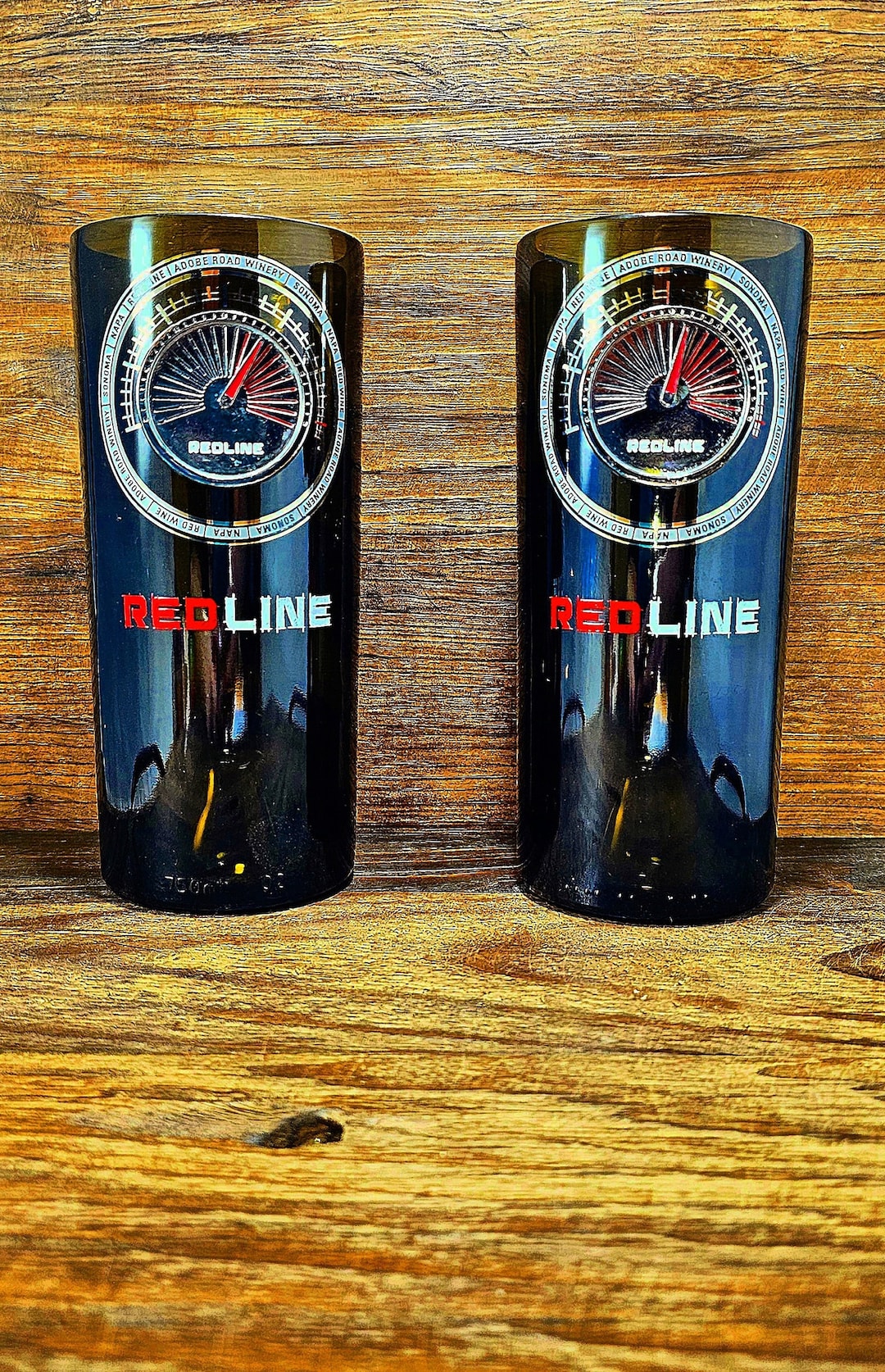 Set of 2 High-end Redline Racing Glasses - Etsy
