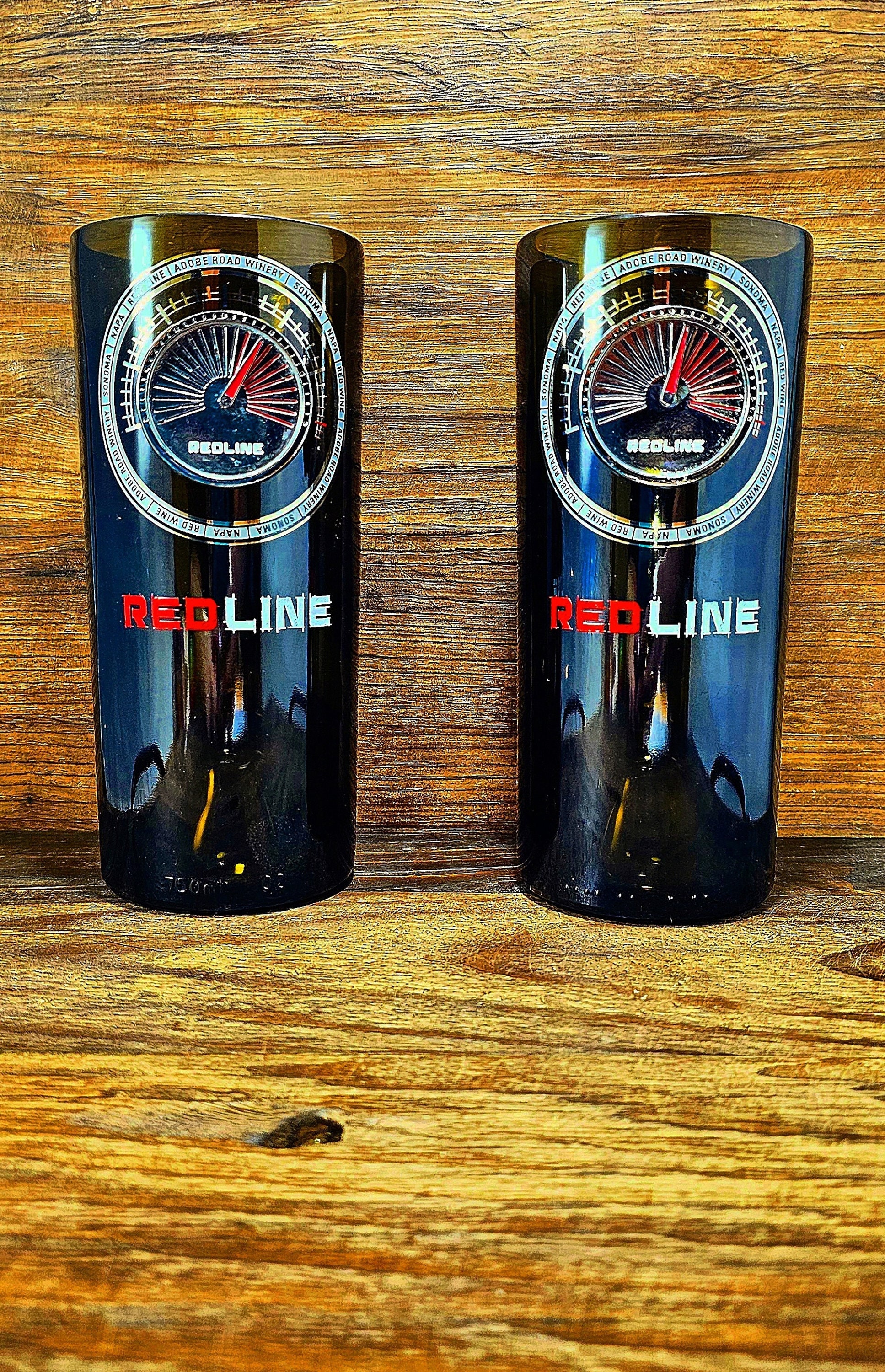 Set of 2 high-end Redline racing glasses